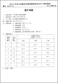 35KV电缆分接箱检验报告